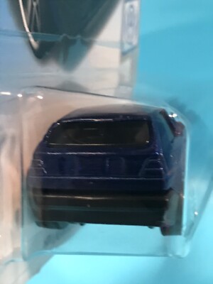 Hot Wheels Volkswagen Golf Mk2 Blue w Black Hood Fifteen 52 Carded
