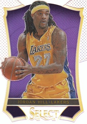2013-14 Select Prizms Los Angeles Lakers Basketball Card #13 Jordan Hill