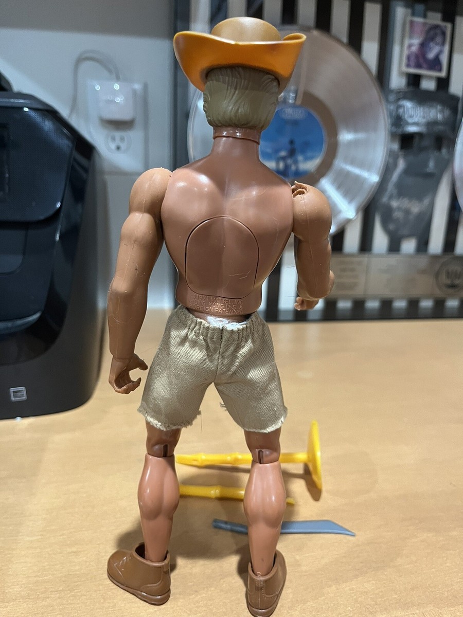 Big Jim Jeff Mattel Grip Hands Bamboo Jungle Outback Australian