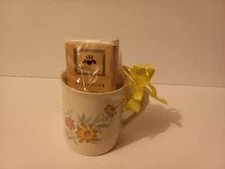 Rare And Vintage "Made In Korea" Floral Mug + McSteven's "Peach Milk Cooler".