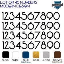Self Adhesive Vinyl Mailbox Numbers Decals Stickers,cars,door,box  Vonique 