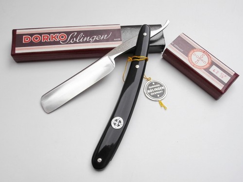 Rasiermesser DORKO 5/8" Straight Razor #42 French Type Vintage Stosser SOLINGEN! - Bild 6 von 14
