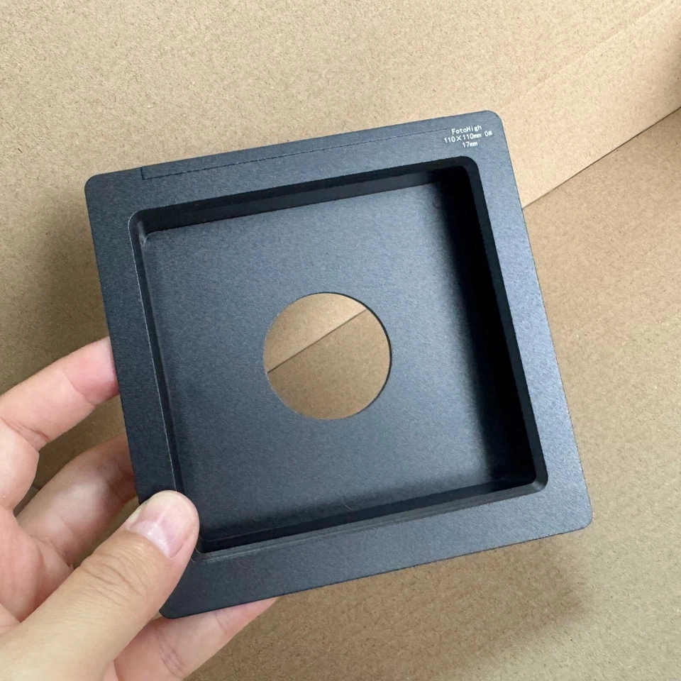 Metal Recessed 17mm Lens Board for TOYO VIEW 45A 45CF 45AX 110x110mm Copal #0 - Image 2 of 4