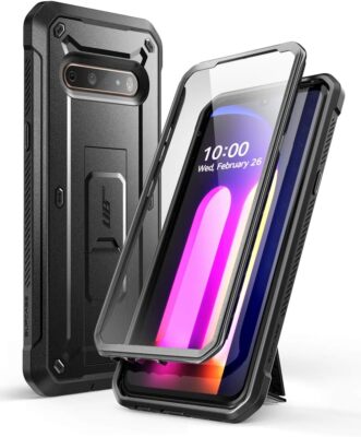LG V60 ThinQ 2020 Case SUPCASE ull-Body Case Built-in Screen Protector + Holster