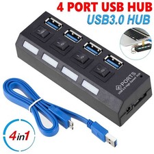 4 Port Hub High Speed support 3.0 Multi USB TB without adapter Expansion
