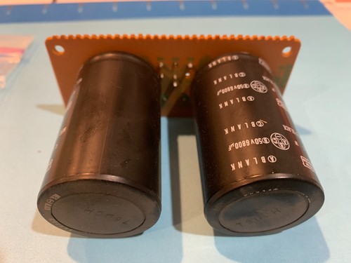 Sansui 6060 Stereo Receiver Parting Out F-2650 Circuit Board and Filter Caps