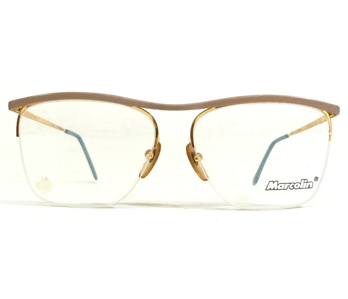 Lunettes Vintage Marcolin 6100 En Cuivre/or Ovale - Neuves Sans étiquettes, Monture NOS