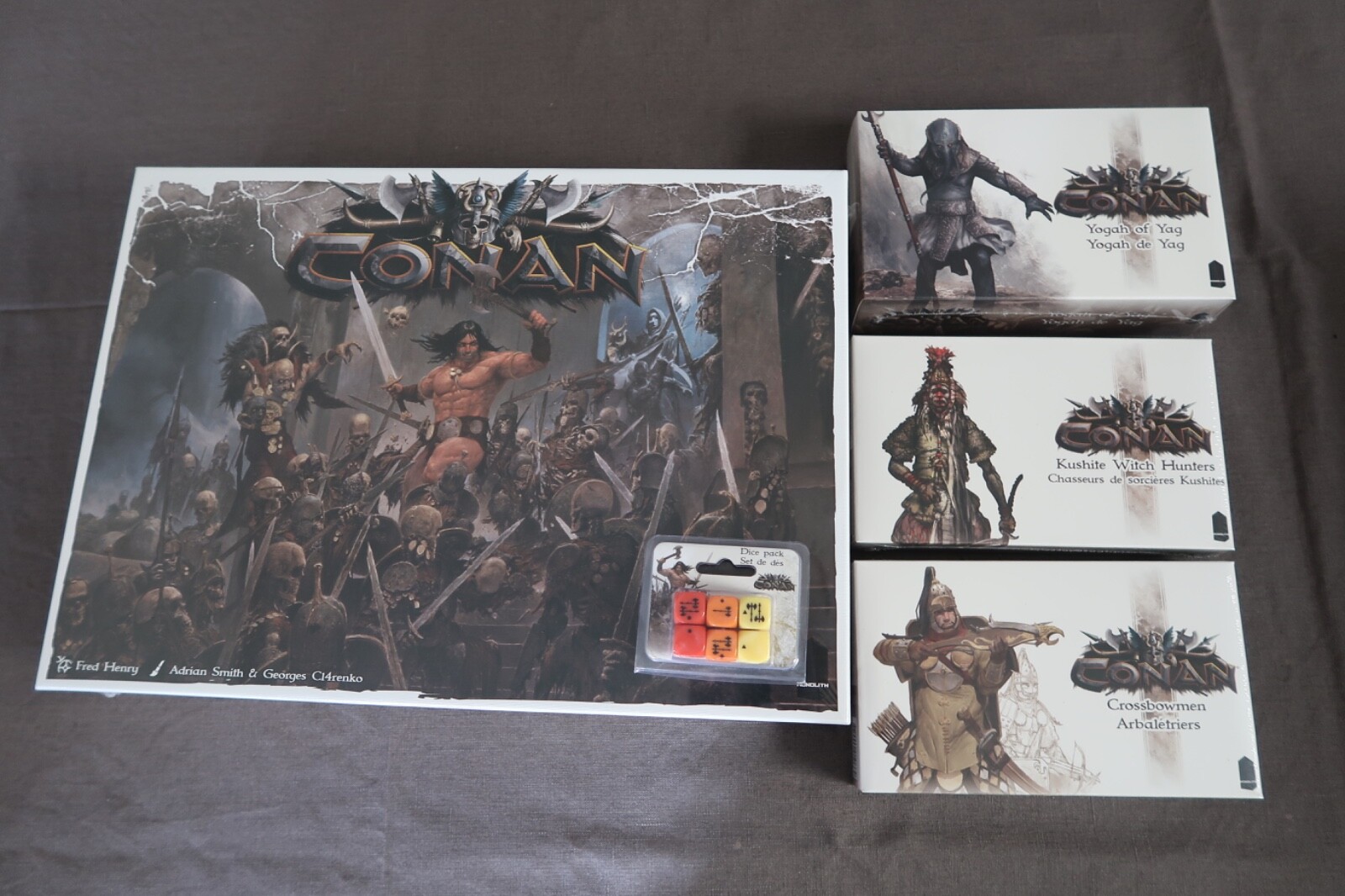 Jeu de plateau Conan Monolith, le lot neuf scellé idéal pour vos soirées de jeux de rôle