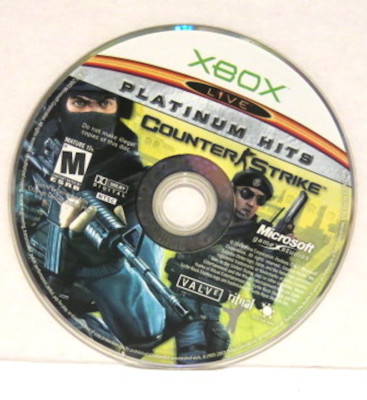 Xbox Counter Strike Platinum Hits  (Microsoft, Xbox, 2003) Disc Only READ
