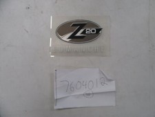RANGER Z20 COMANCHE RAISED LOGO DECAL 7604012 SILVER & BLACK MARINE BOAT