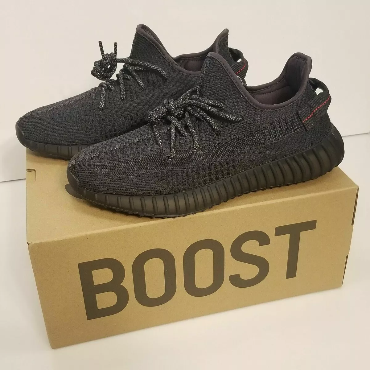 Adidas Yeezy Boost 350 V2 Black FU9006 Non Reflective Men s Size