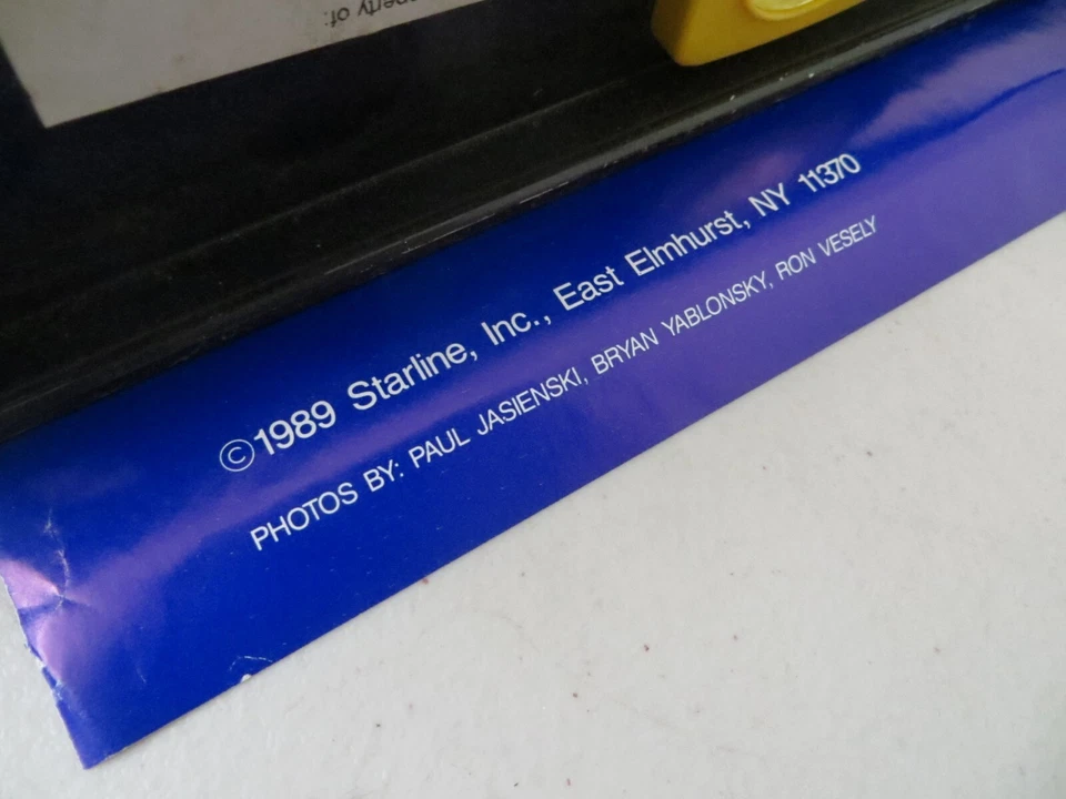 Vintage 1989 DENVER BRONCOS 34 x 22 NFL Starline Collage Poster John Elway etc. - Image 3 of 4