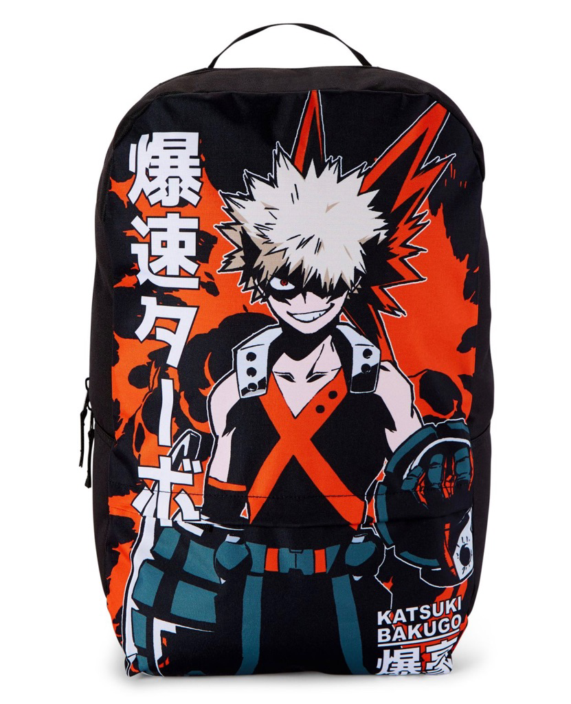 Kanji Bakugo Backpack - My Hero Academia NWT | eBay