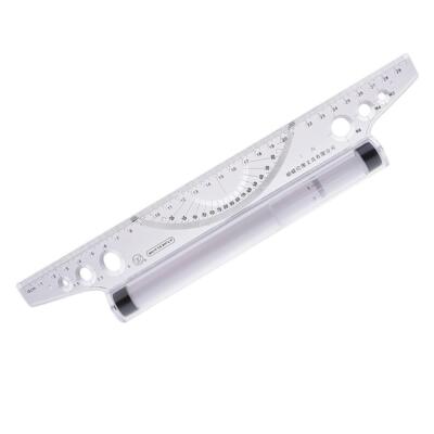 30 cm Mehrzweck Zeichnen Parallel Rollen Lineal Auswuchten Waage Werkzeug