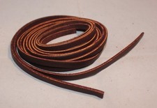 Lace Leather Strings - 1/4" x 72" - Burgundy Latigo - 1 Pair (F436)