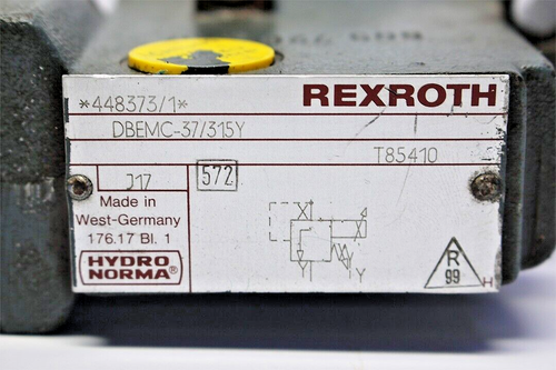 VÁLVULA DE ALIVIO PROPORCIONAL OPERADA POR PILOTO REXROTH DBEMC-37/315Y - Imagen 2 de 6