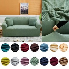 Copridivano Jacquard Massello Tinta Unita Elastico Copridivano Copridivano per Soggiorno