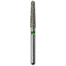 Defend FG #856.018 Coarse Round End Taper Diamond Bur, 5/Pk