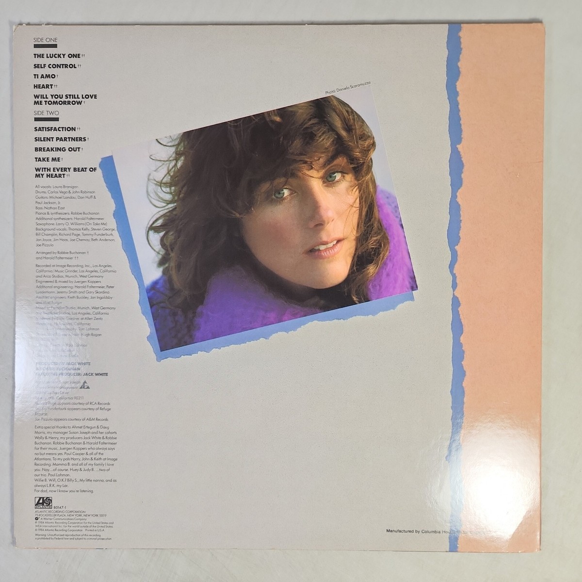 Laura Branigan self Control 1984 Vintage Vinyl Record Album LP | eBay