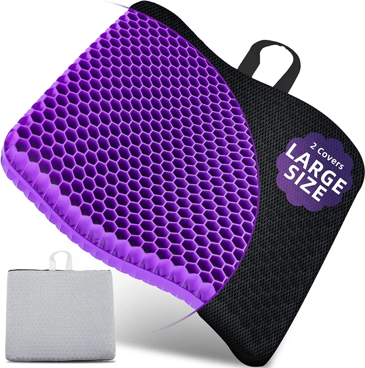 Super Large & Thick Gel Seat Cushion for Long Sitting, Office