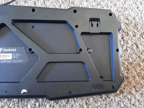 Parts only GAMDIAS Ares Essential Gaming Keyboard gkc100 red black - Picture 11 of 12