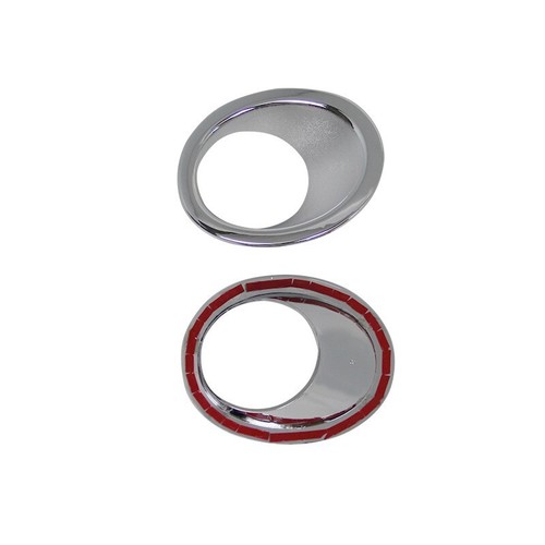 Front Fog Light Lamp Cover Trim For 2007-2009 Honda CRV CR-V ABS Chrome - Picture 3 of 3