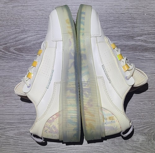 Size 7.5 Anta Jelly Low Women's Ivory Sneakers Crystal Bottoms  - Picture 7 of 13