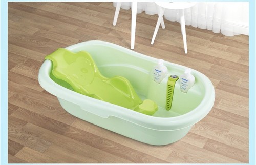 Extra Large Baby Infant Toddler Child kids Bath tub w/ Support Seat Thermometer - Picture 9 of 15