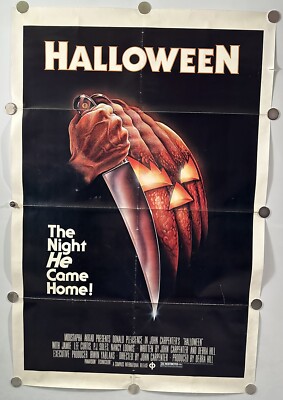 Original 1978 HALLOWEEN One Sheet Movie Poster 27X41 Inches | eBay
