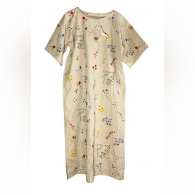Tory Burch Embroidered Cotton Shift Dress