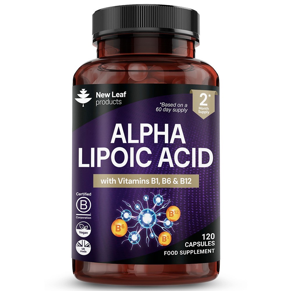 ALA Complex - Alpha Lipoic Acid With Vitamin B12, B6 & B1 - 600mg p/s Capsules
