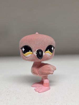 Littlest Pet Shop LPS #800 Funniest SPECIAL EDITION Flamingo Bird Fuzzy