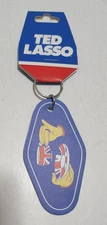 Ted Lasso Hotel Keychain Union Jack Spirit Halloween Open Road Brand New