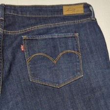 Levi's Dark Blue Demi Curve Boot Cut Women's Jeans Size 22W