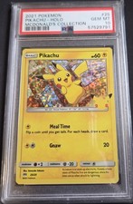 PSA 10 2021 Pokemon McDonald's Collection 25th Pikachu Holo 25/25 Gem Mint on eBay
