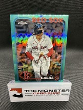 2024 Topps Chrome Baseball Triston Casas Aqua Refractor /199🔥 Red Sox #38
