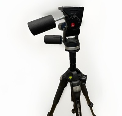 Manfrotto Bogen 3021 B Pro Tripod with 3030 Manfrotto Head Black