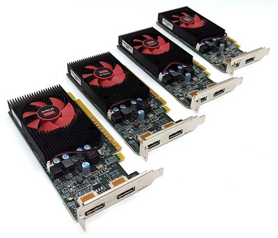 Lot of 4 Dell AMD Radeon R5 430 2GB GDDR5 Low Profile Video Graphics Card 09VHW0