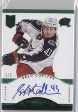 2013-14 Panini Dominion Rookie Auto Emerald 3/5 Sean Collins #123 0c3