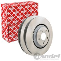 2X febi Bremsscheiben Ø328Mm Vorne Passend FÜR Lexus RX