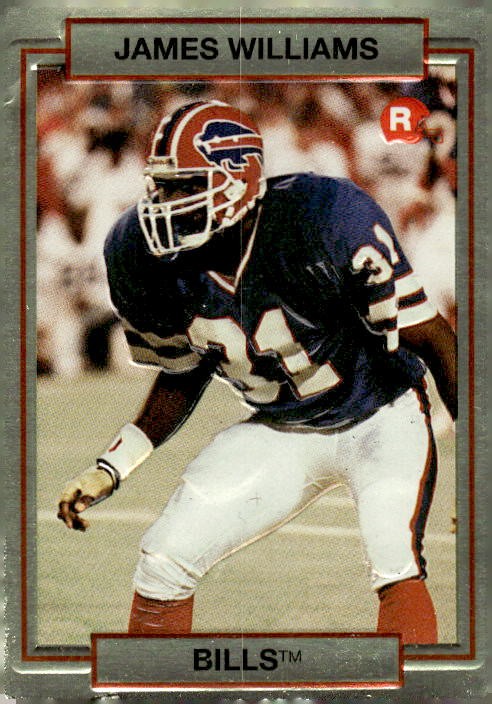 1990 Action Packed Rookie/Update #3 James Williams