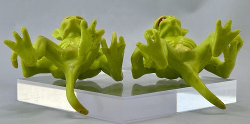 Alien Demon Amarillo Verde Blackstar Filmation Galoob 1983 2 Piezas Sin Motu - Imagen 6 de 8