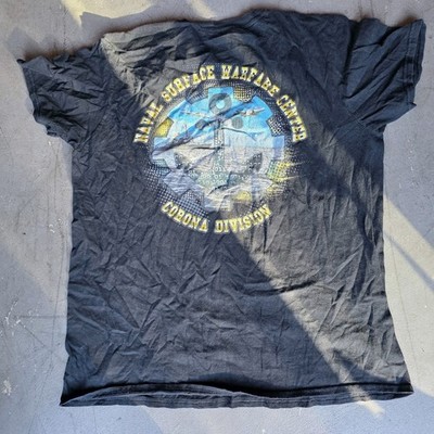 USN US NAVY Naval surface warfare center Corona division tee T Shirt Sz S
