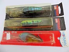 NORMAN LIMITED DEEP DIVER DD22 3" 5/8 oz. - 3 LURES - USA - T67