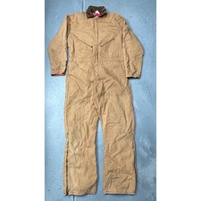 Walls Zero Zone Duck Canvas Quilted Lined Coveralls Large Tall 42-44 32 Inseam