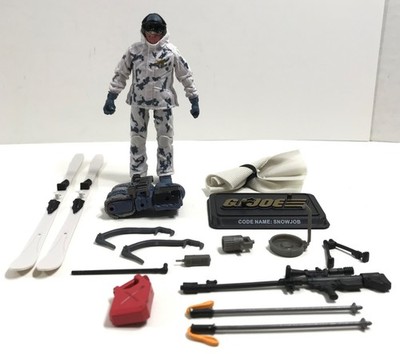GI Joe 50th Anniversary Snowjob loose figure 2014 Arctic Ambush B