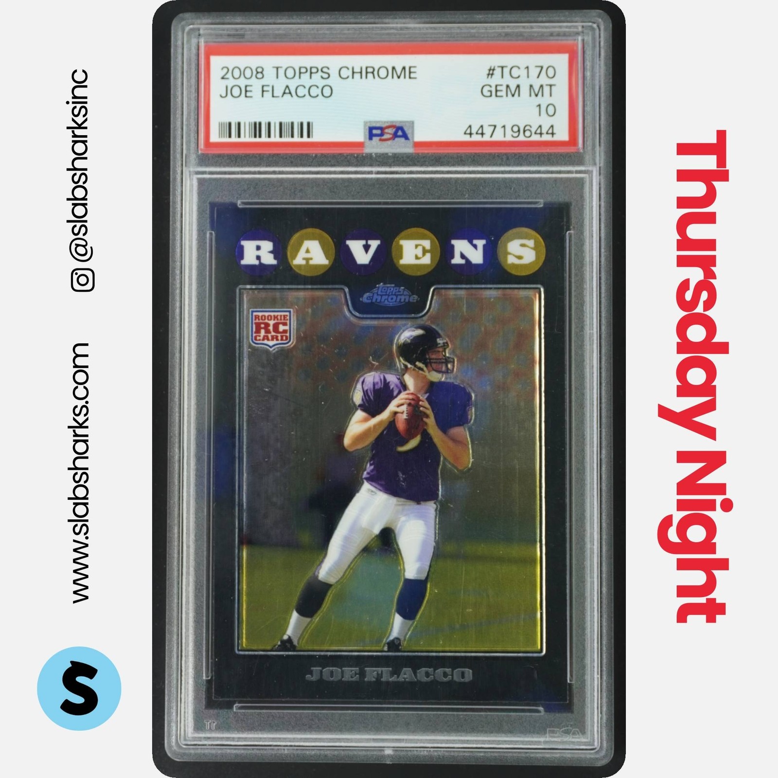 Joe Flacco Topps Chrome #TC170 Base