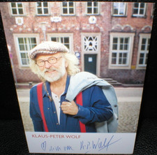 Klaus-Peter Wolf (13), Autogramm, original si...