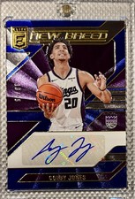 2023-24 Donruss Elite New Breed Blue /25 Colby Jones #NB-JON Rookie Auto RC