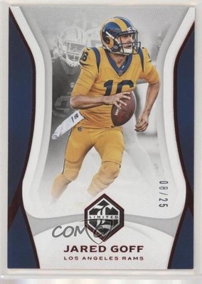 2018 Panini Limited Ruby Spotlight 8/25 Jared Goff #51 xr1